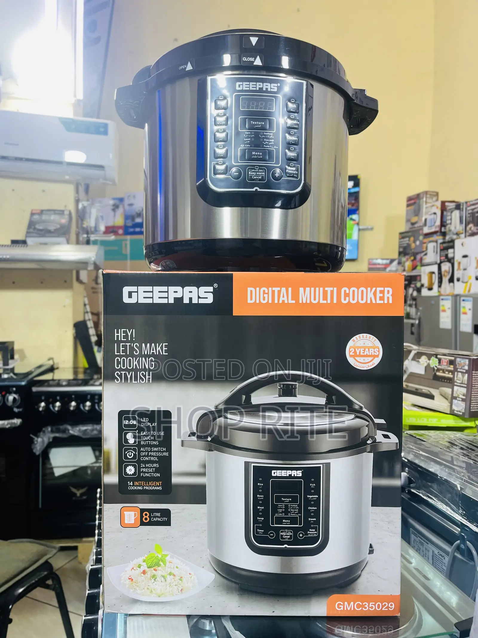GEEPAS 8 Liters Orginal Electric Cooker