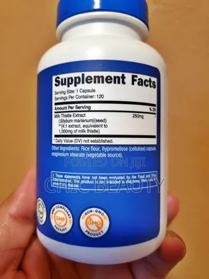Nutricost Milk Thistle Supplement 1000mg 120 Capsules
