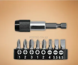 INGCO 9pcs Screwdriver Bits Set Quick Release Holder