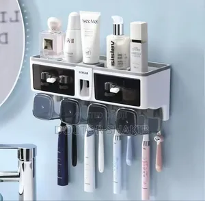 New Self-Adhesive Multifunctional Toothbrush Holder