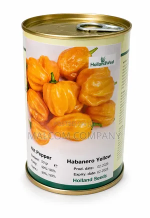 Bonnet Pepper Yellow 50g for 1⁄2 an Acre.