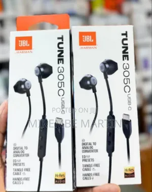Original JBL Tune 305C USB-C Wired Earphones