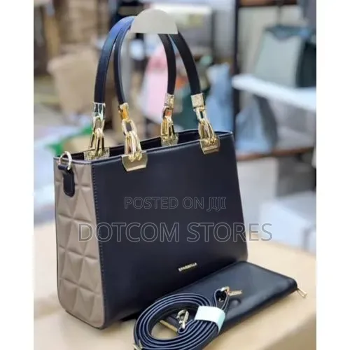 CHRISBELLA Sophisticated Quilted Side Tote Matching Wallet Set