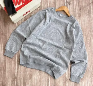 Blank Cotton Crewneck Sweatshirts
