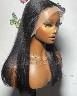 13*4 Virgin Human Hair Straight 22 Inches Long Wig