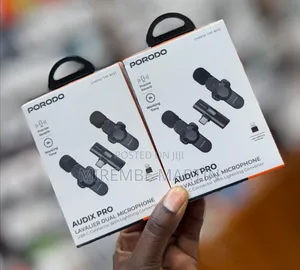 Porodo Audix Pro Lavalier Dual Microphone