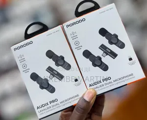 Porodo Audix Pro Lavalier Dual Microphone