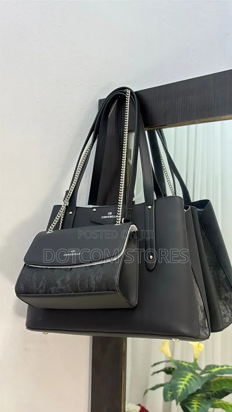 2 in 1 Chrisbella Triple Compartment Shoulder Bag