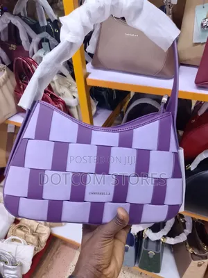 Chrisbella Mat Design Single Handle Hand Bag