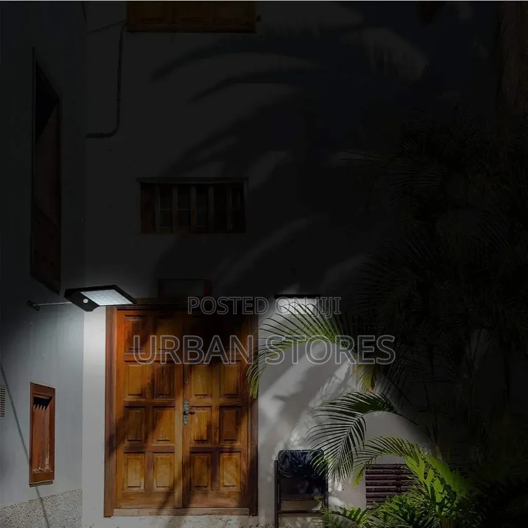 Solar-Powered LED Wall Light Features Automatic Night Activation