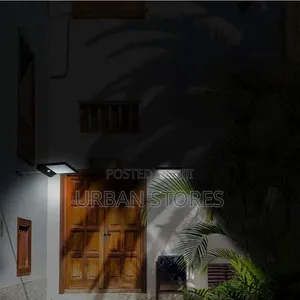 Solar-Powered LED Wall Light Features Automatic Night Activation