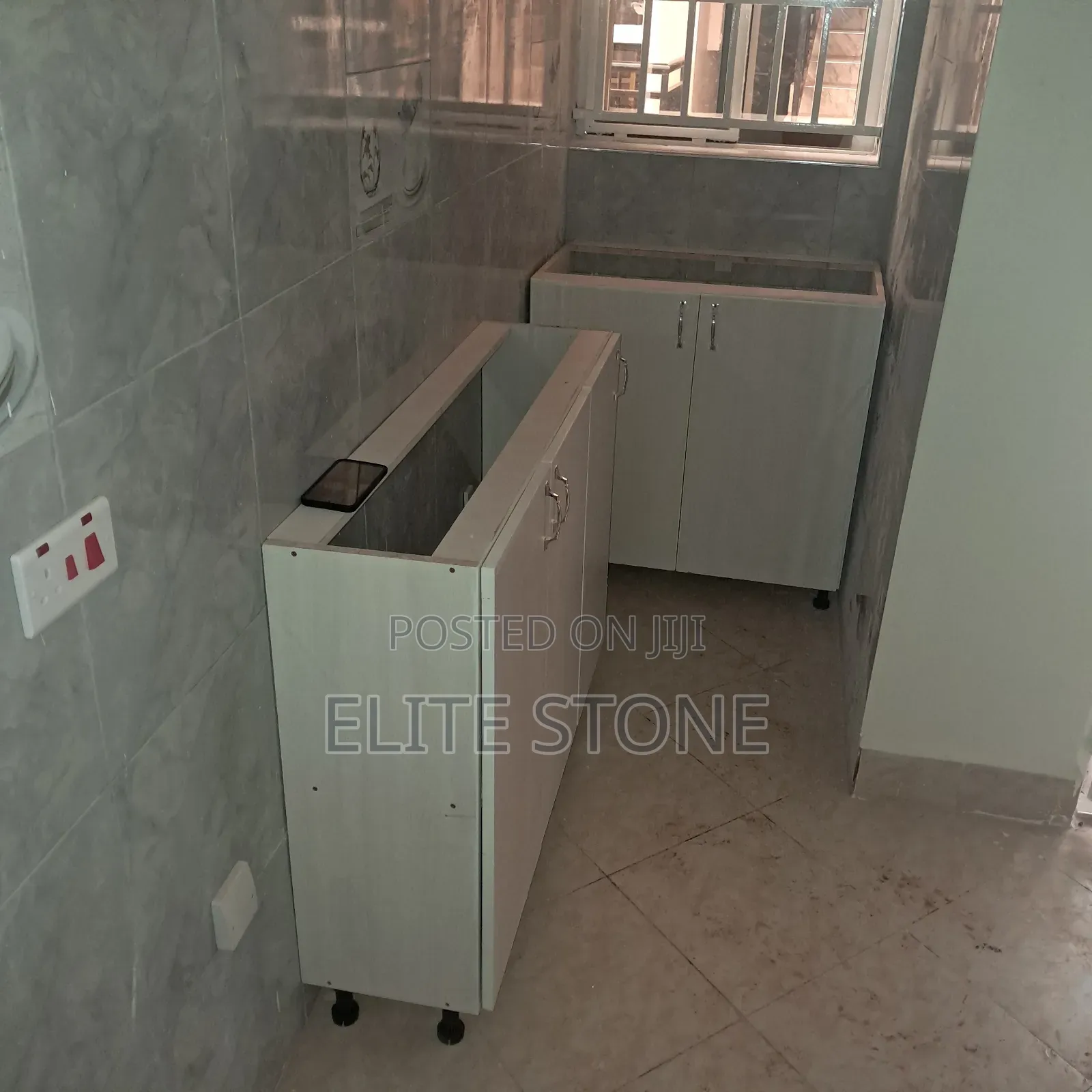 Weavy Grey Kitchen Worktop
