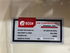 25l Silent Air Compressor Edon White