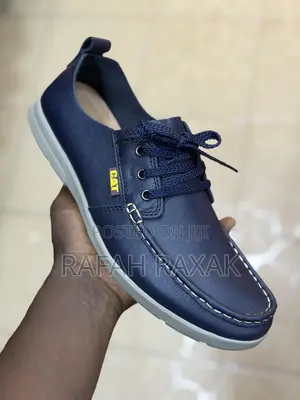 Original Men’s Navy Blue CAT Casual Low Lace Up Shoes