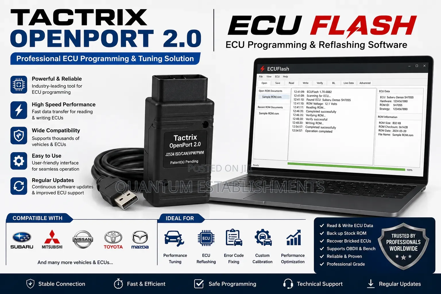 Tactrix OpenPort 2.0 + ECUFlash | Programming and Reflashing Software