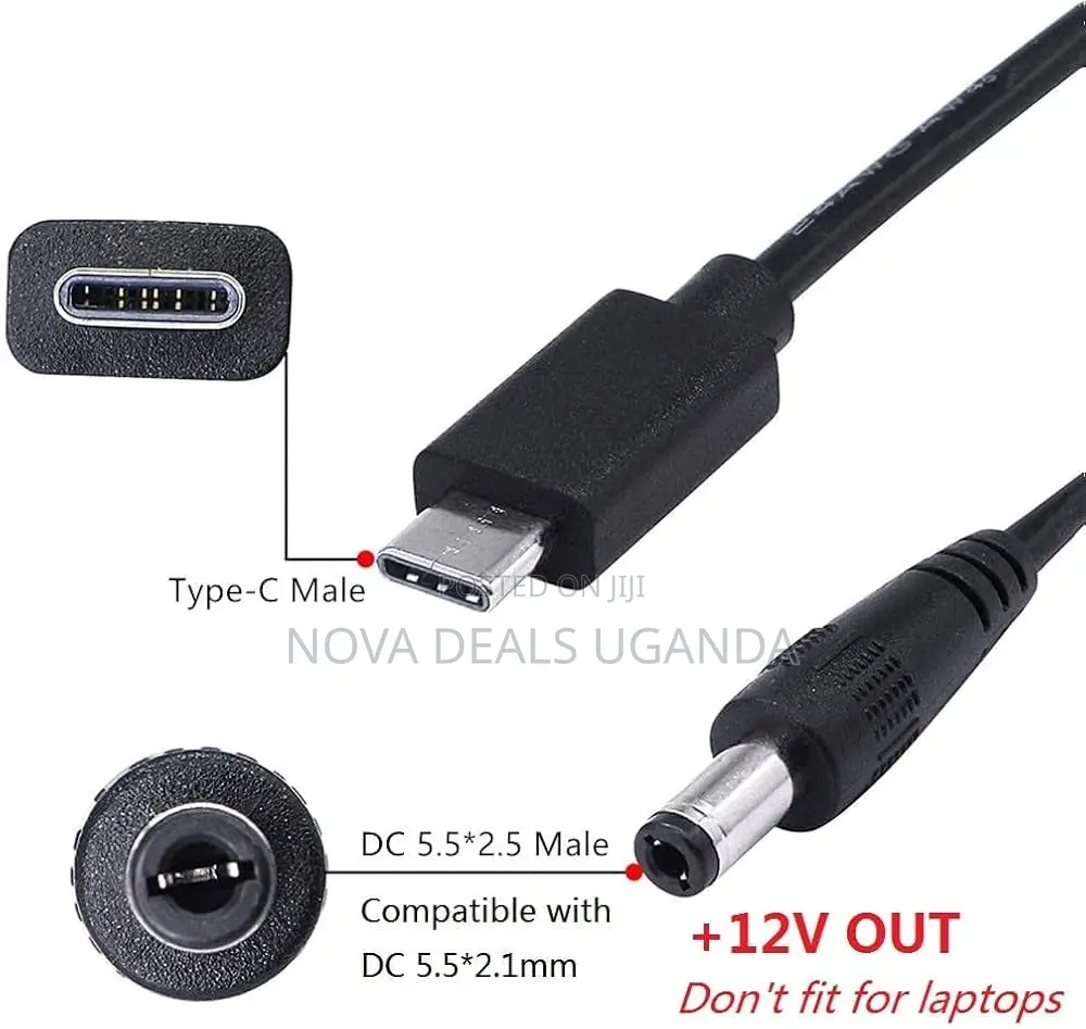 USB to DC 12V Power Cable for Internet Routers