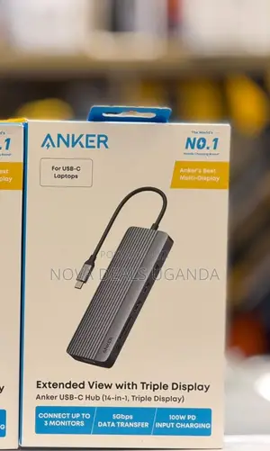 Anker USB C Hub, Triple Display USB-C Hub (14-in-1), at 60Hz HDMI