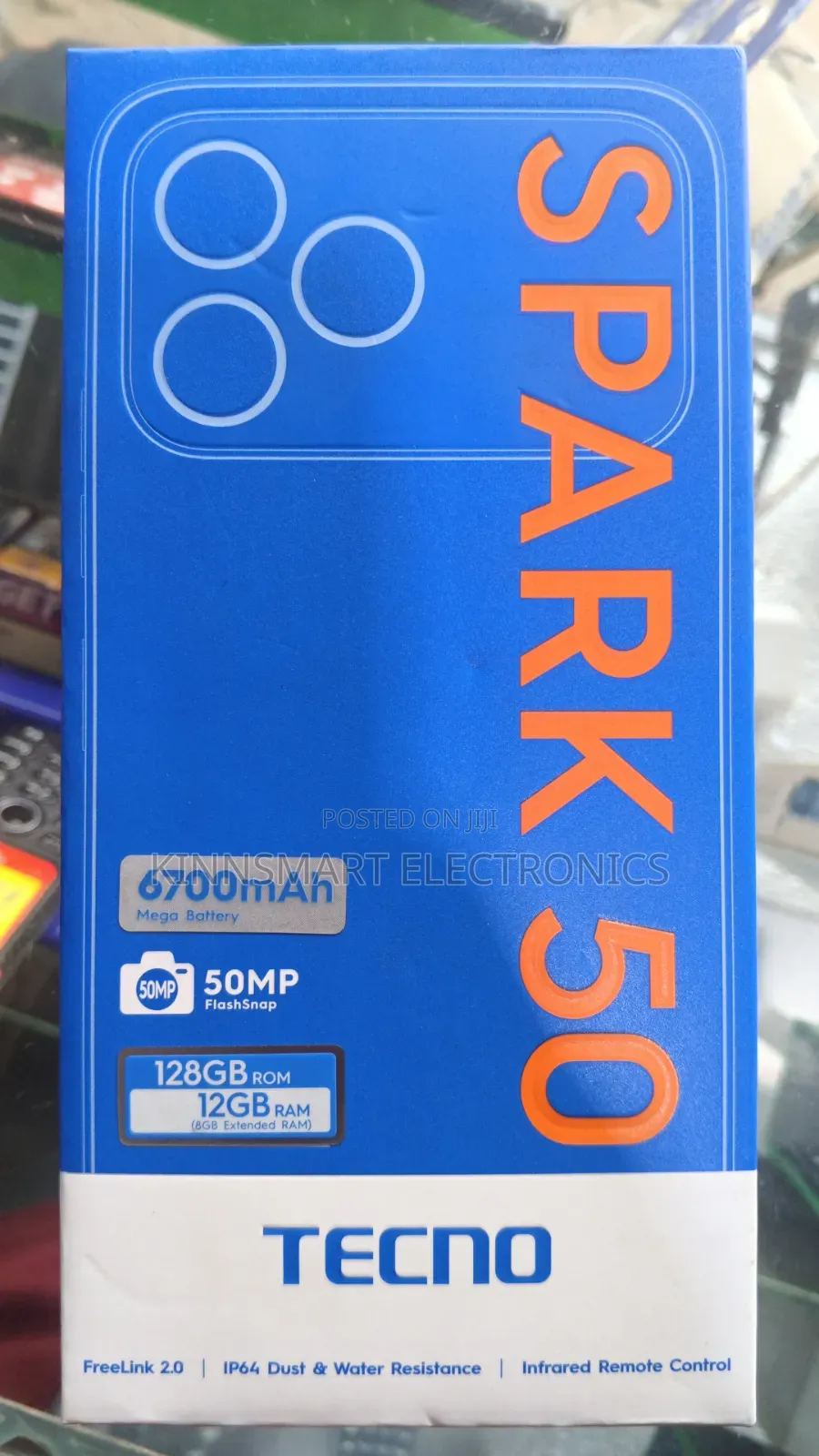 New Tecno Spark 50 128 GB Black