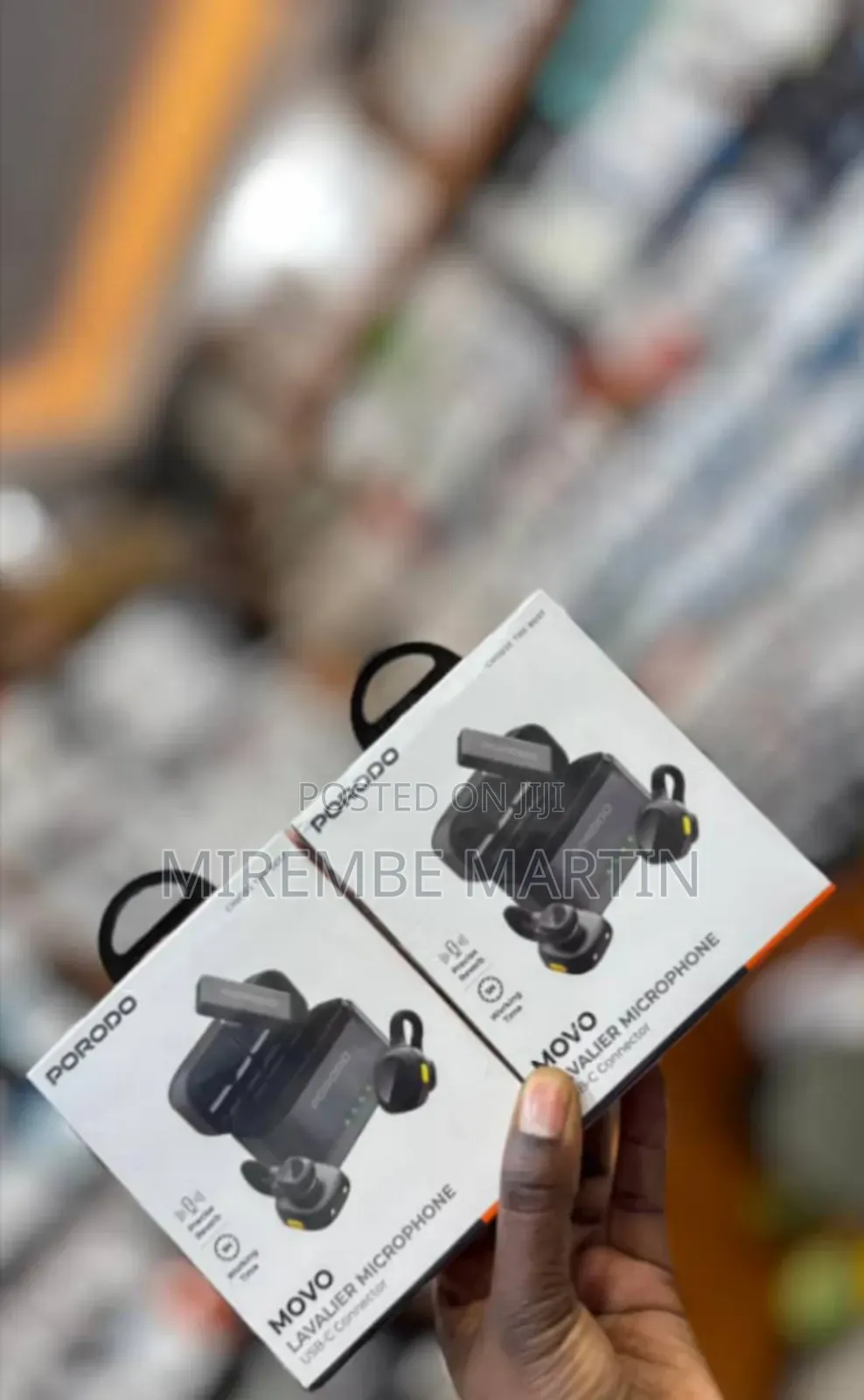 Porodo Movo Lavalier Microphone
