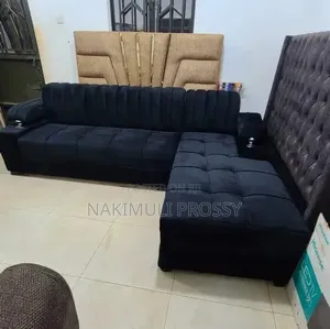 Black Lshape 5 Seating Capacity