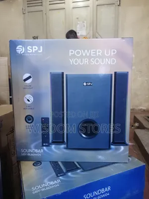 SPJ 2.1 Channel Multimedia Soundbar System (Model: SBY-BL60W04).