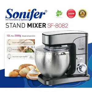 Sonifer 12L Stand Mixer SF-8082 - 2000W - Dough Maker