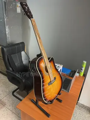 Mahogany Brandnew Electric Powered Acoustic Guitar