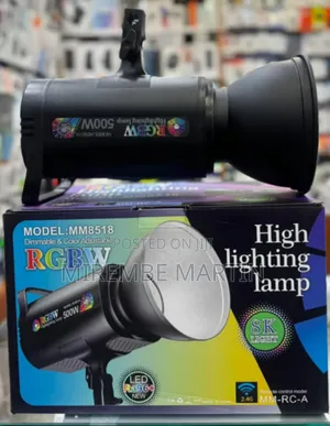 RGB Studio Strobe Light Cob Mm8518 500w RGBW