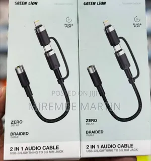 Green Lion 2-in-1 Audio Cable Adapter