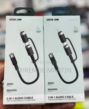 Green Lion 2-in-1 Audio Cable Adapter
