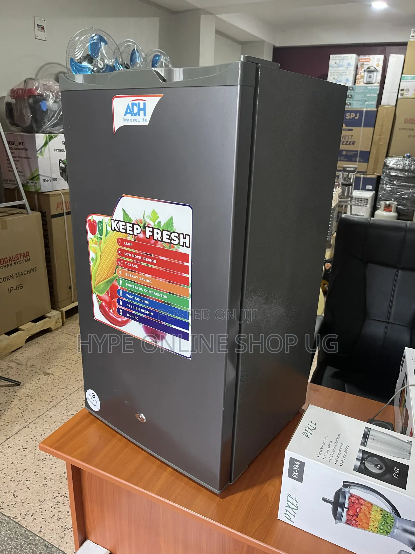 ADH Free Standing 120L Single Door Refrigerator