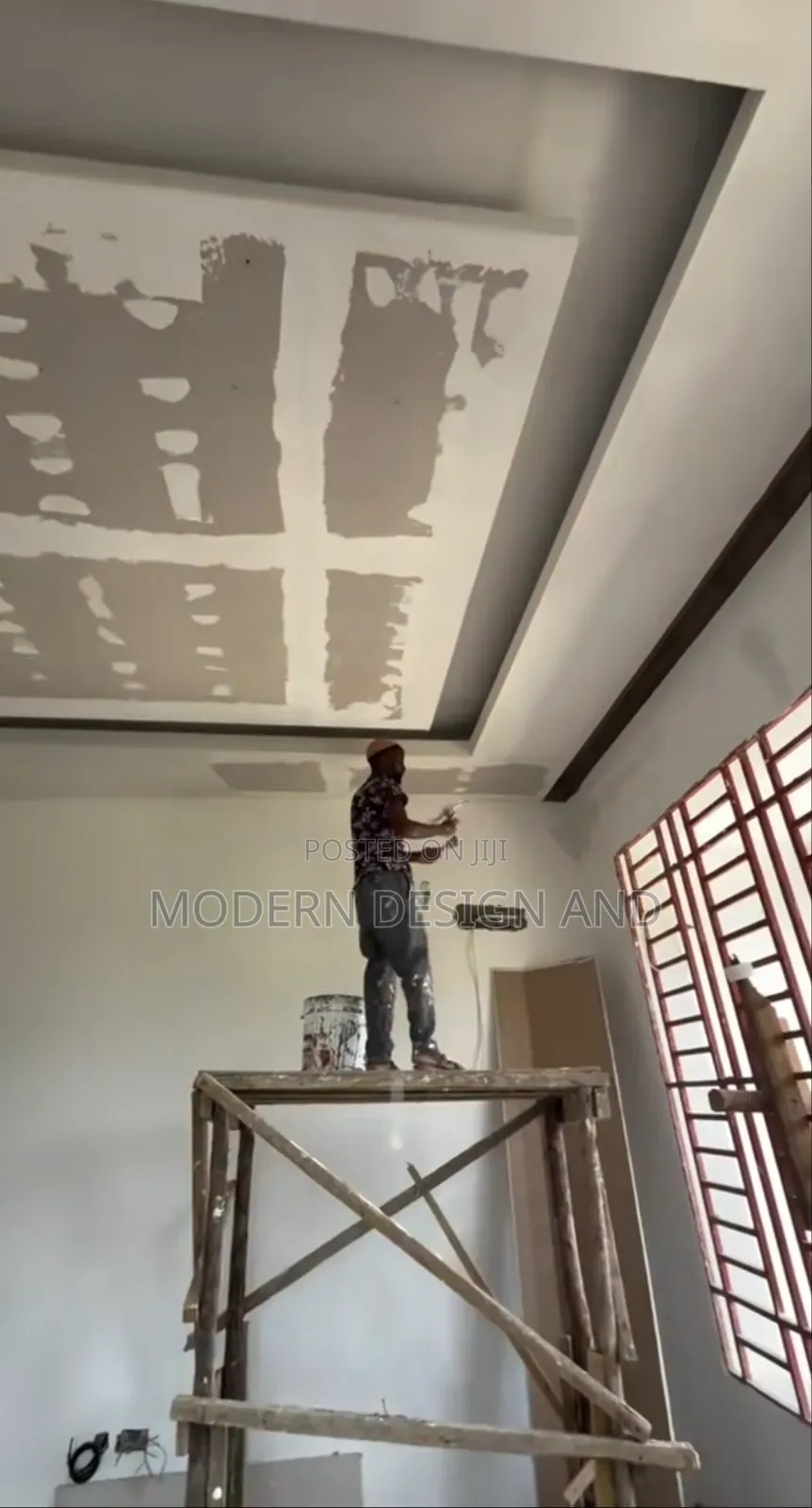 Gypsum Ceiling Works at Modern Designs