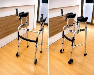 Foldable Stand Up Walking With Armrest Pad