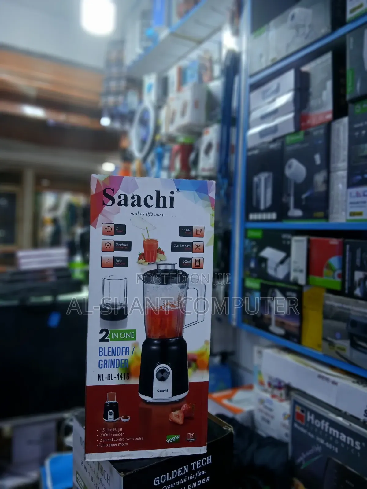 Saachi 2 in One 1.5 Litre Blender