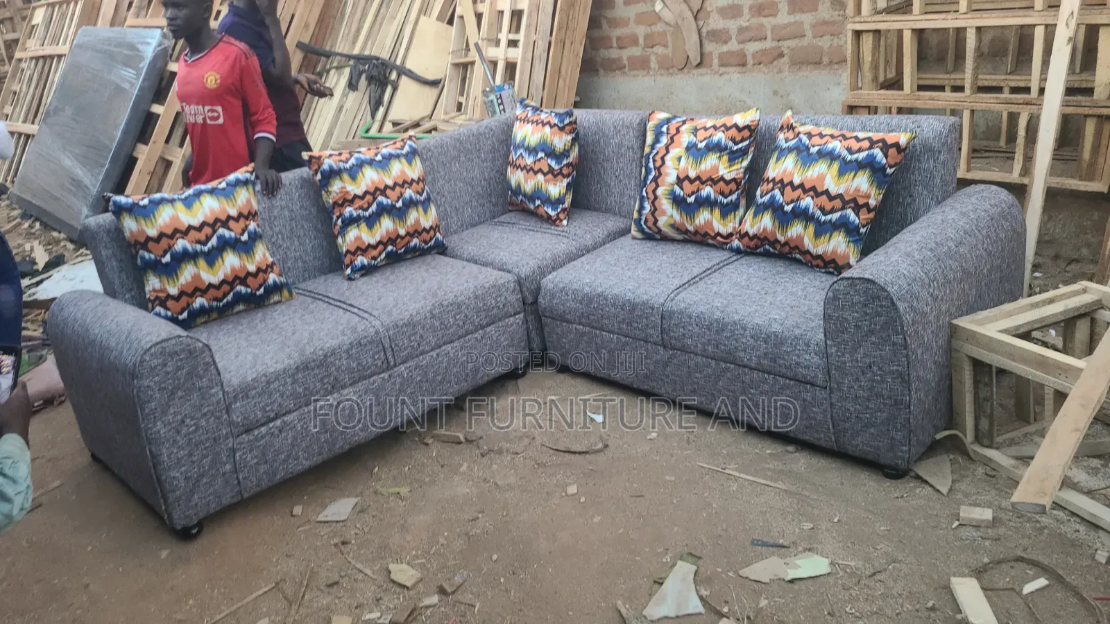 5 Seator L Sofa Chair