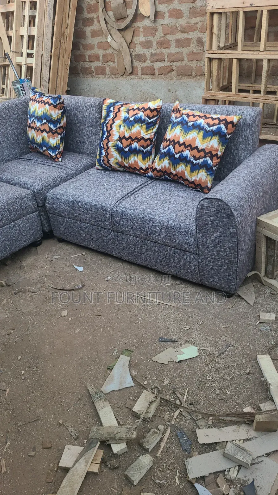 5 Seator L Sofa Chair