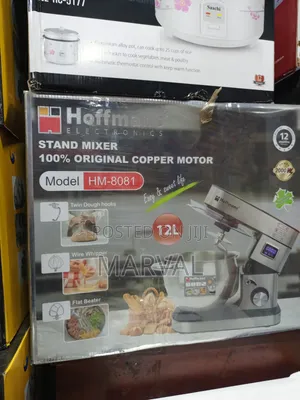 Hoffmans HM-8081 Stand Mixer, 12L Stainless Steel Bowl 2000W