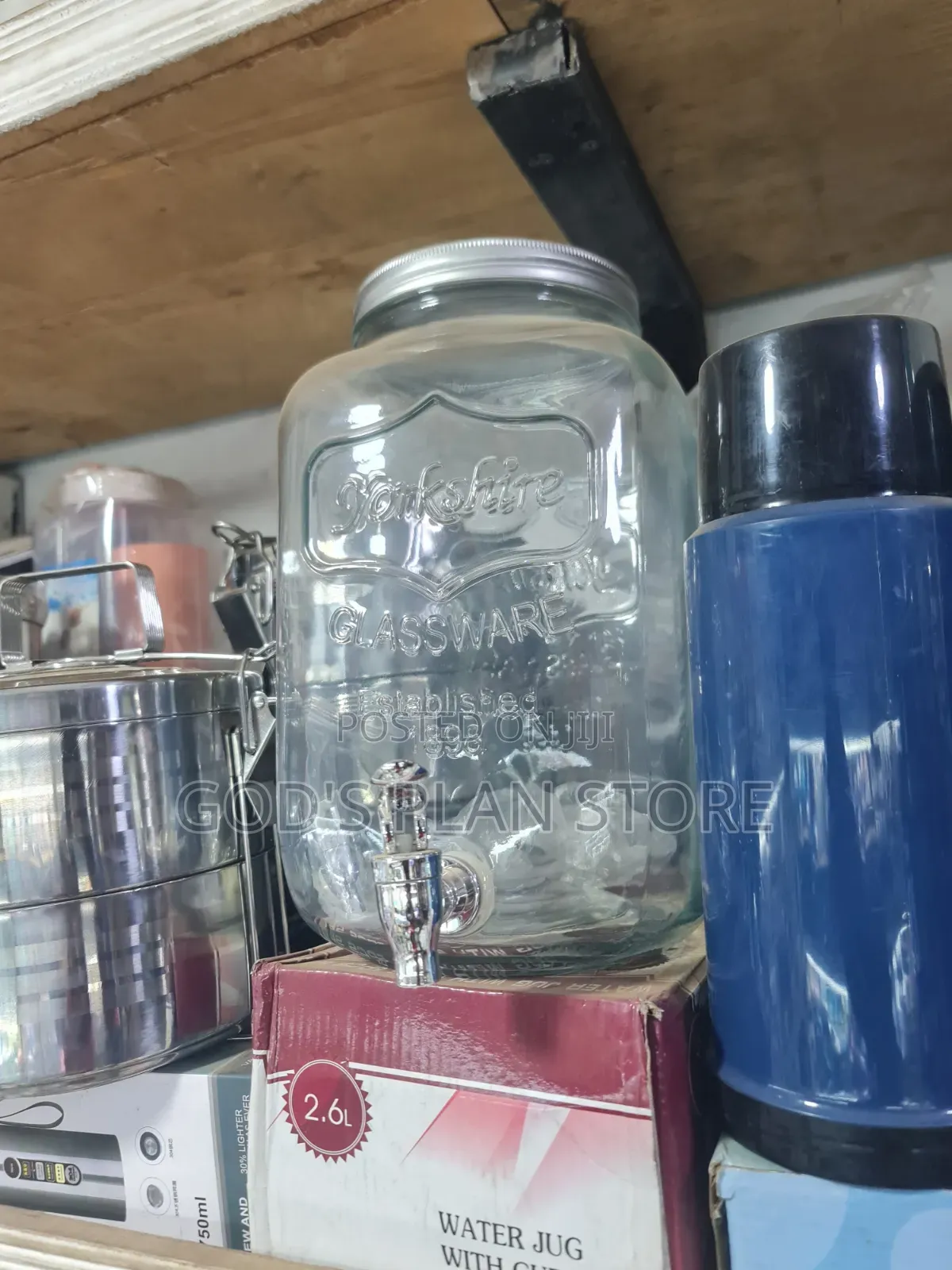 Glass Juice Dispenser/Beverage Dispenser 3.7litres