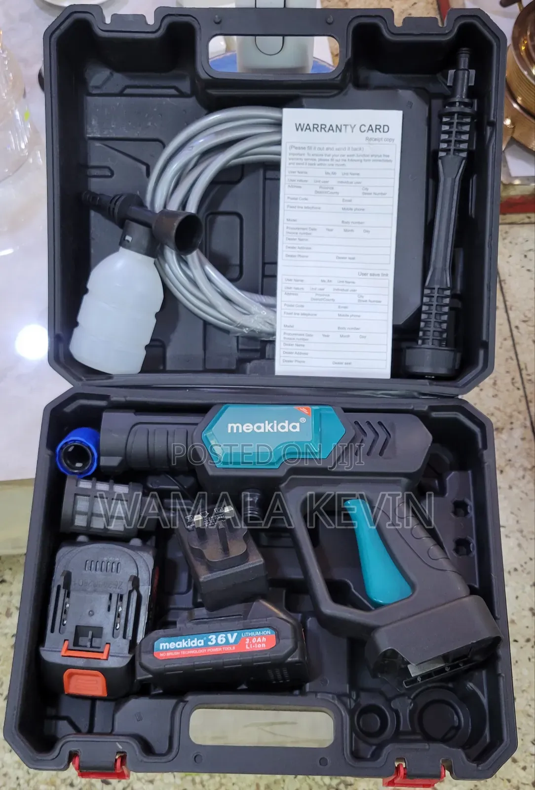 Meakida 36V Cordless High Pressure Washer Gun