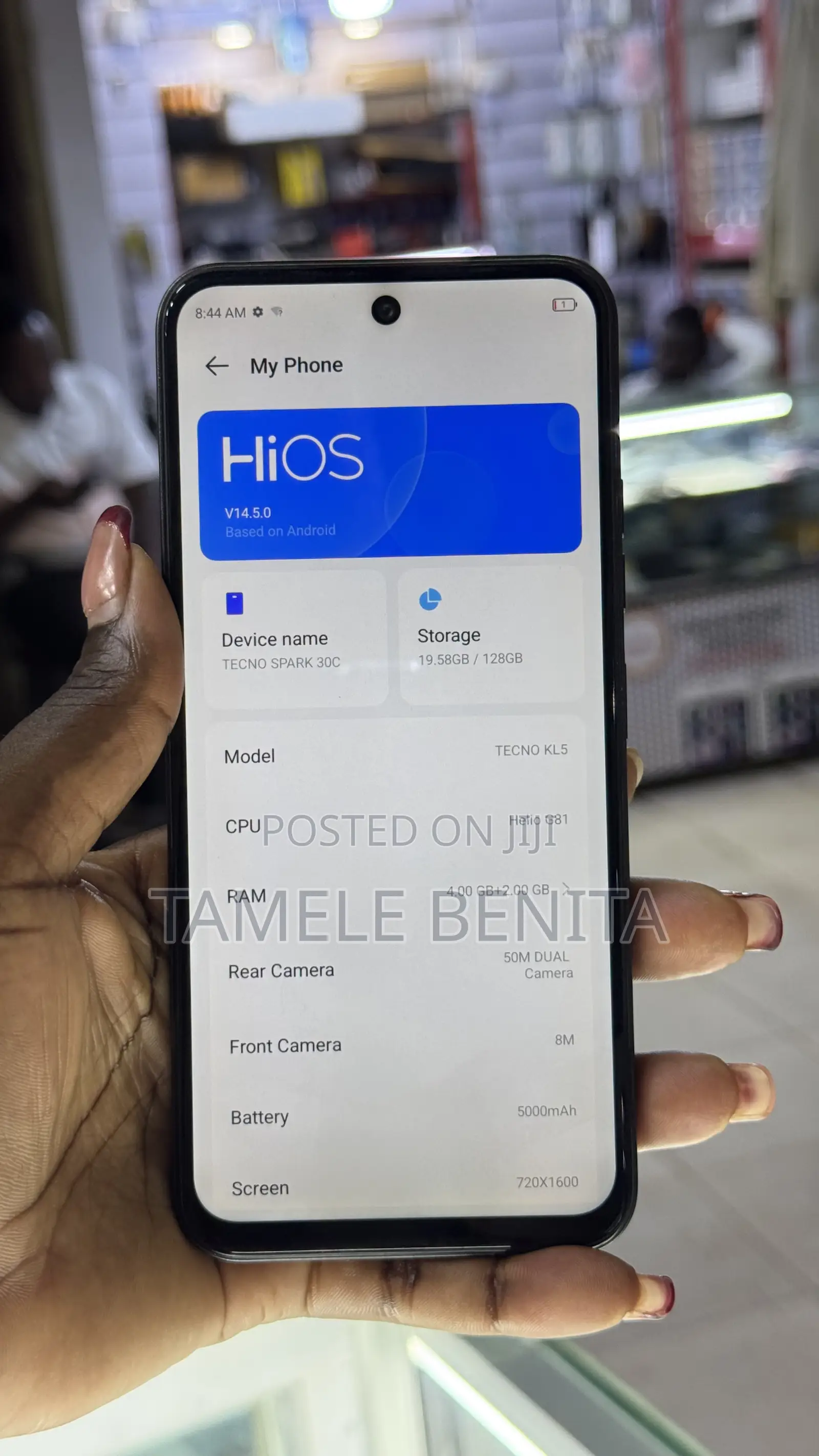 Tecno Spark 30C 128 GB Black