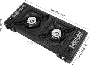 Double Burner Portable Gas Stove, A