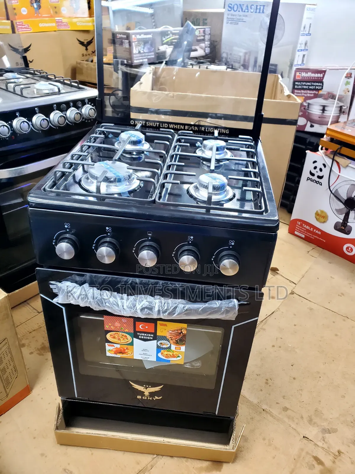 Push Button Self Ignition Sony Full Gas Cooker