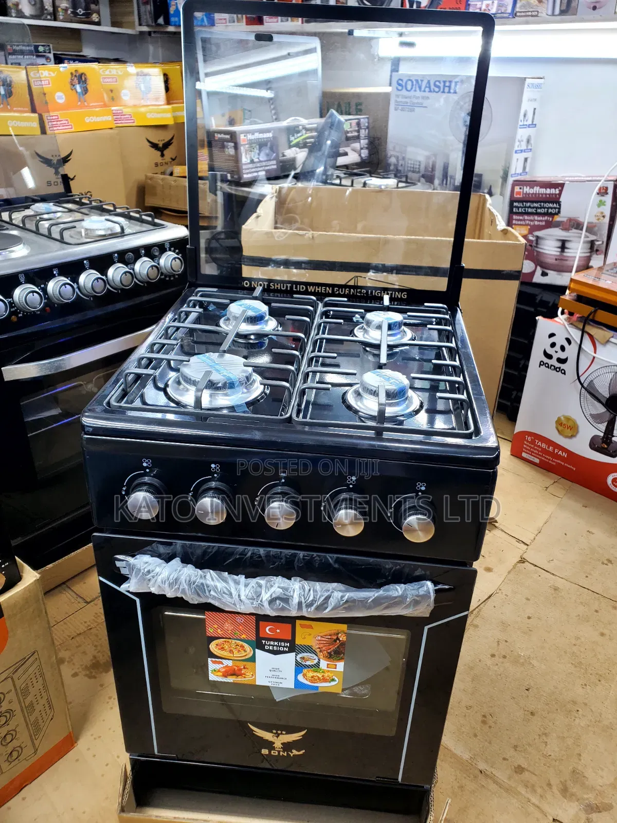 Push Button Self Ignition Sony Full Gas Cooker