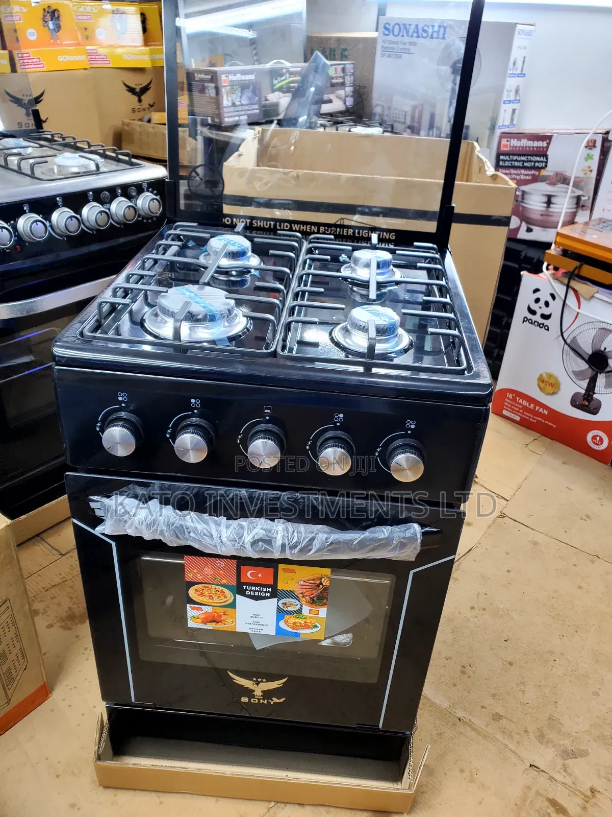 Push Button Self Ignition Sony Full Gas Cooker