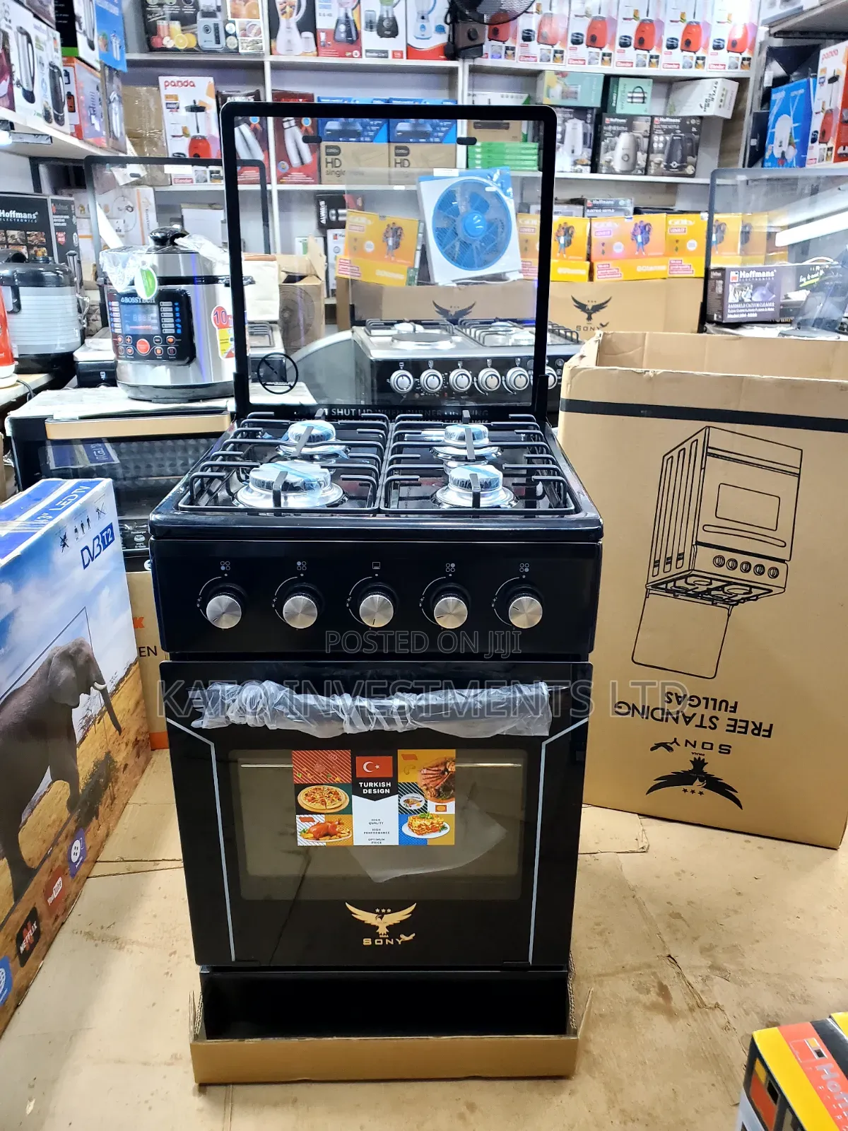 Push Button Self Ignition Sony Full Gas Cooker