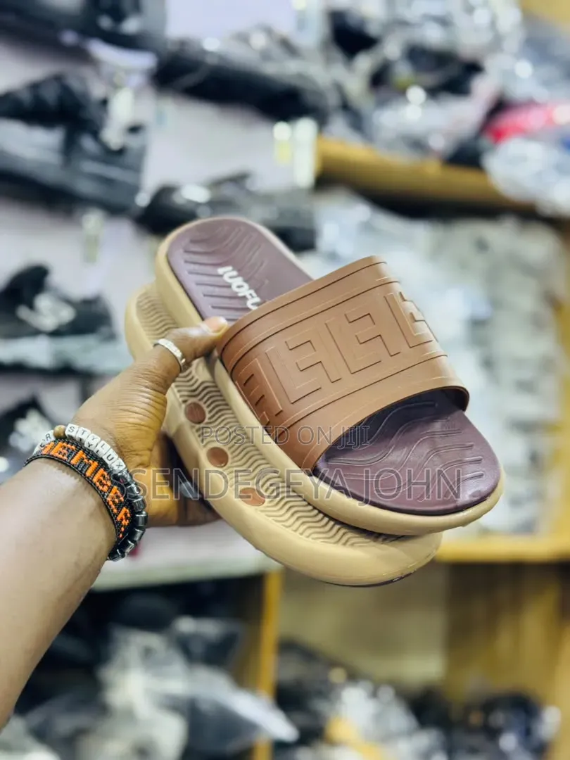Luofu Branded Slide Sandals
