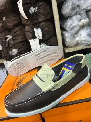 Sebago Docksides Brown Tan Leather Boat Loafers