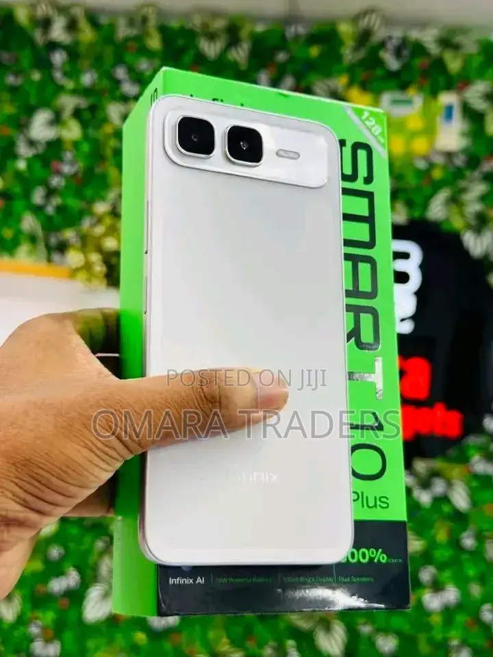 New Infinix Smart 10 Plus 128 GB White