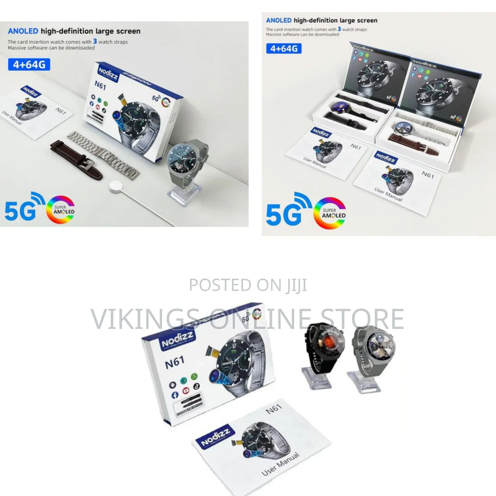 NODIZZ Super Amoled N61 High Definition Large Screen Waterproof 5G