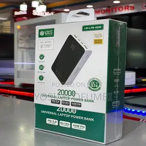 Lightwave 20000MaH Laptop Power Bank ( LW-LPB-65W)